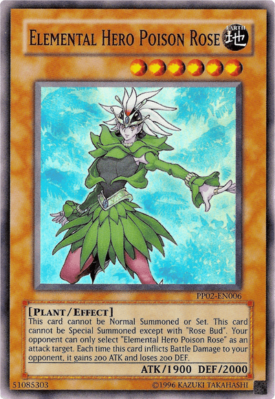 Elemental Hero Poison Rose [PP02-EN006] Super Rare - POKÉ JEUX