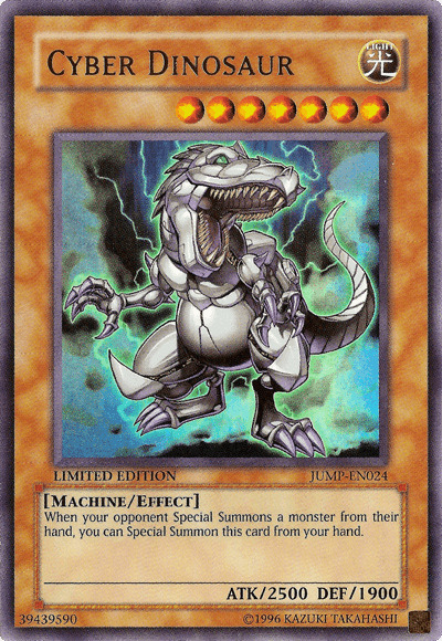 Cyber Dinosaur [JUMP-EN024] Ultra Rare - POKÉ JEUX