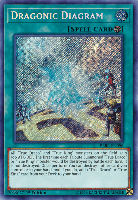 Dragonic Diagram [BLRR-EN096] Secret Rare - POKÉ JEUX
