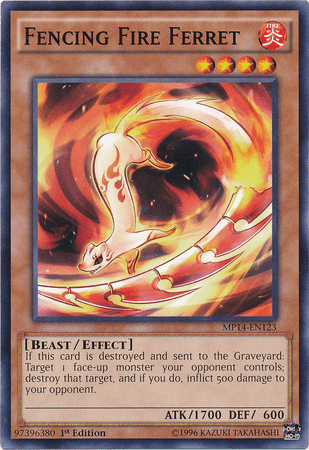 Fencing Fire Ferret [MP14-EN123] Common - POKÉ JEUX