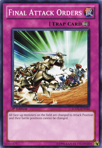 Final Attack Orders [SDDL-EN034] Common - POKÉ JEUX