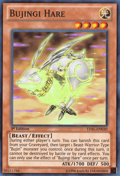 Bujingi Hare [LVAL-EN030] Super Rare - POKÉ JEUX