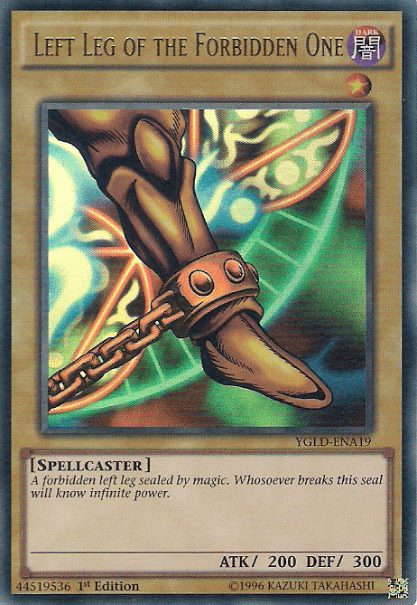 Left Leg of the Forbidden One [YGLD-ENA19] Ultra Rare - POKÉ JEUX