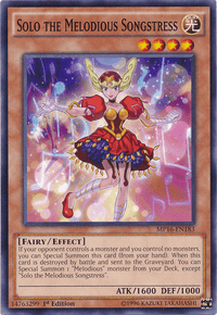 Solo the Melodious Songstress [MP16-EN183] Common - POKÉ JEUX