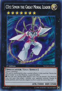 CXyz Simon the Great Moral Leader [NUMH-EN040] Secret Rare - POKÉ JEUX