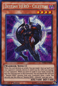 Destiny HERO - Celestial [DESO-EN006] Secret Rare - POKÉ JEUX