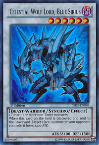 Celestial Wolf Lord, Blue Sirius [SHSP-EN090] Ultra Rare - POKÉ JEUX