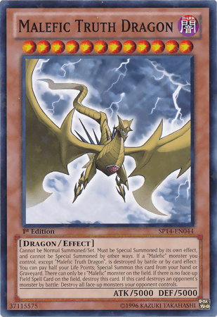 Malefic Truth Dragon [SP14-EN044] Starfoil Rare - POKÉ JEUX