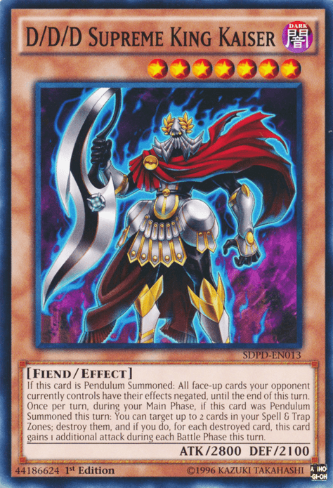 D/D/D Supreme King Kaiser [SDPD-EN013] Common - POKÉ JEUX