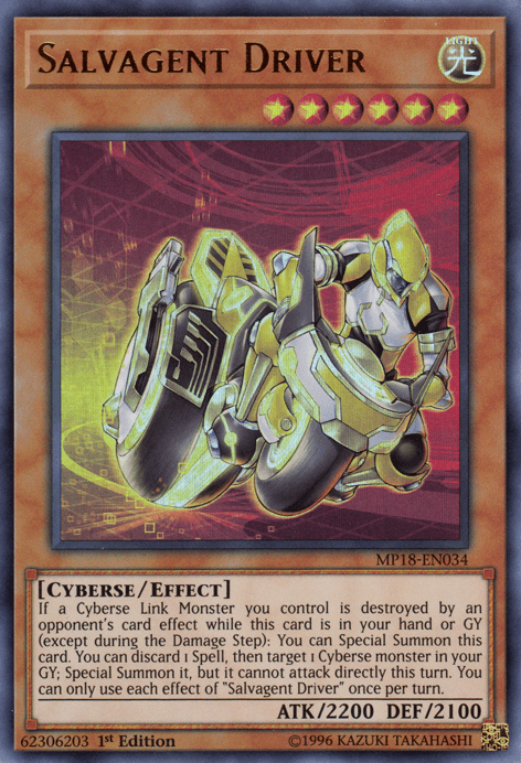 Salvagent Driver [MP18-EN034] Ultra Rare - POKÉ JEUX