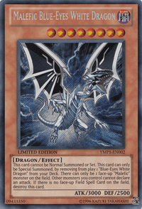 Malefic Blue-Eyes White Dragon [YMP1-EN002] Secret Rare - POKÉ JEUX