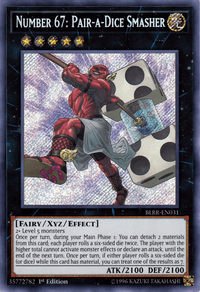 Number 67: Pair-a-Dice Smasher [BLRR-EN031] Secret Rare - POKÉ JEUX