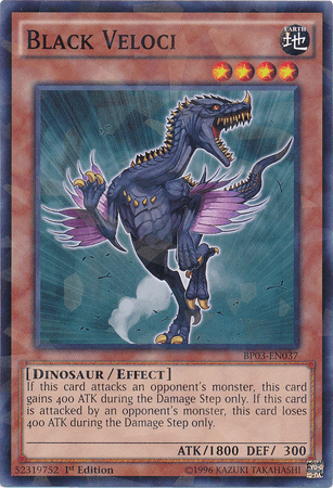 Black Veloci [BP03-EN037] Shatterfoil Rare - POKÉ JEUX