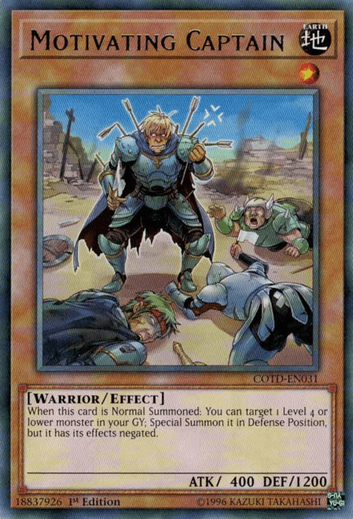 Motivating Captain [COTD-EN031] Rare - POKÉ JEUX