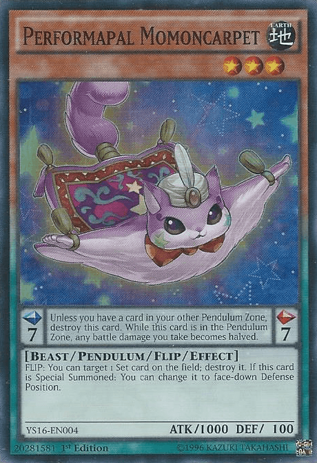 Performapal Momoncarpet [YS16-EN004] Super Rare - POKÉ JEUX