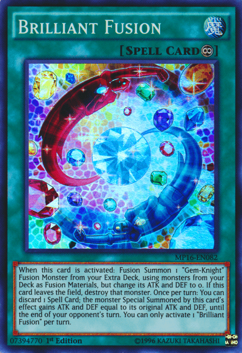 Brilliant Fusion [MP16-EN082] Super Rare - POKÉ JEUX