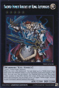 Sacred Noble Knight of King Artorigus [NKRT-EN038] Platinum Rare - POKÉ JEUX