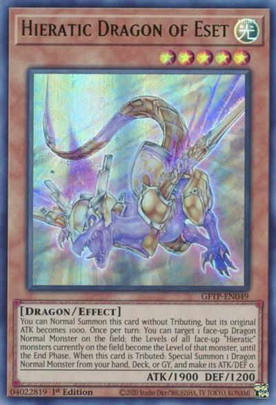 Hieratic Dragon of Eset [GFTP-EN049] Ultra Rare - POKÉ JEUX
