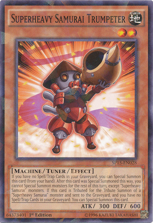 Superheavy Samurai Trumpeter [SP15-EN028] Shatterfoil Rare - POKÉ JEUX