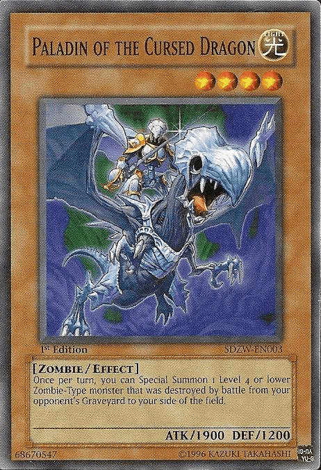 Paladin of the Cursed Dragon [SDZW-EN003] Common - POKÉ JEUX