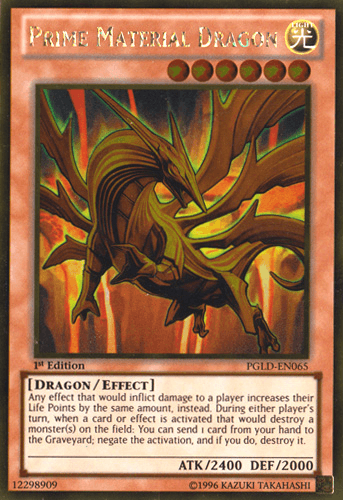 Prime Material Dragon [PGLD-EN065] Gold Rare - POKÉ JEUX
