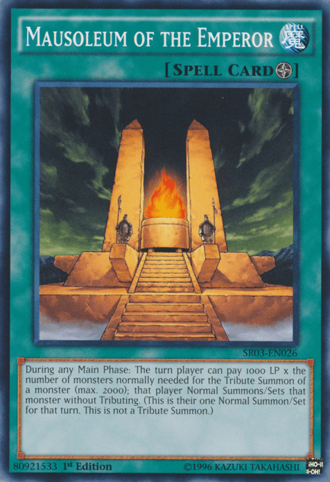Mausoleum of the Emperor [SR03-EN026] Common - POKÉ JEUX