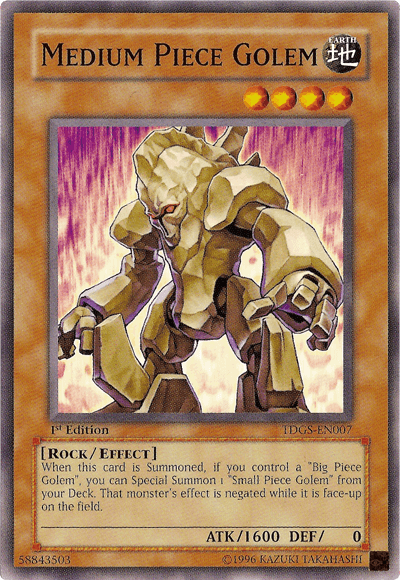 Medium Piece Golem [TDGS-EN007] Common - POKÉ JEUX