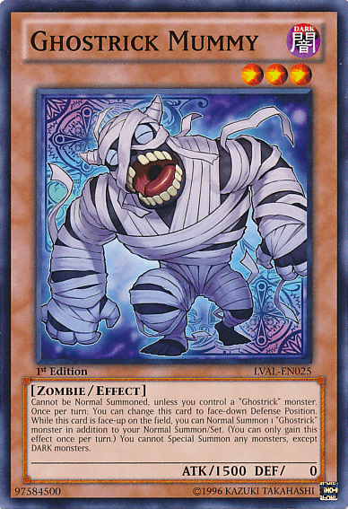 Ghostrick Mummy [LVAL-EN025] Common - POKÉ JEUX