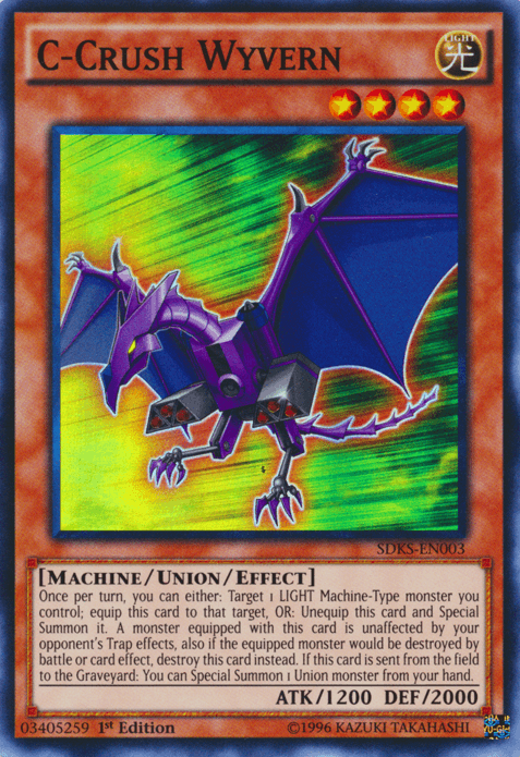 C-Crush Wyvern [SDKS-EN003] Super Rare - POKÉ JEUX