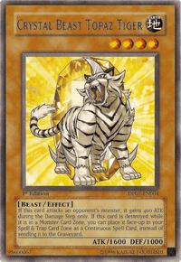 Crystal Beast Topaz Tiger [DP07-EN004] Rare - POKÉ JEUX