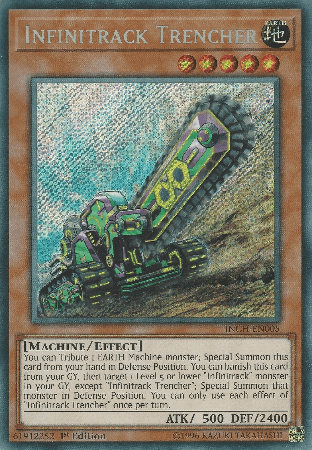 Infinitrack Trencher [INCH-EN005] Secret Rare - POKÉ JEUX