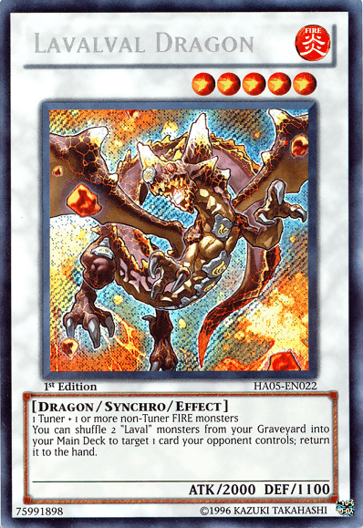 Lavalval Dragon [HA05-EN022] Secret Rare - POKÉ JEUX