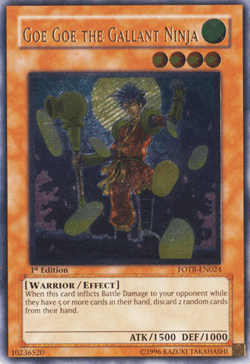 Goe Goe the Gallant Ninja [FOTB-EN024] Ultimate Rare - POKÉ JEUX