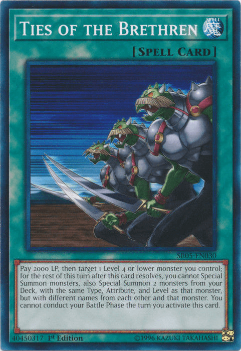 Ties of the Brethren [SR05-EN030] Common - POKÉ JEUX