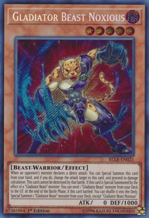Gladiator Beast Noxious [BLLR-EN021] Secret Rare - POKÉ JEUX