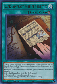 Dark Contract with the Entities [RATE-EN099] Ultra Rare - POKÉ JEUX