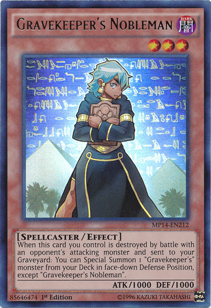 Gravekeeper's Nobleman [MP14-EN212] Ultra Rare - POKÉ JEUX