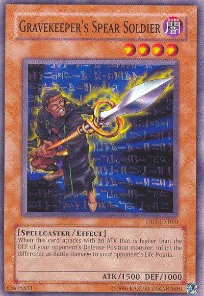 Gravekeeper's Spear Soldier [DR1-EN010] Common - POKÉ JEUX