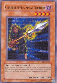 Gravekeeper's Spear Soldier [DR1-EN010] Common - POKÉ JEUX