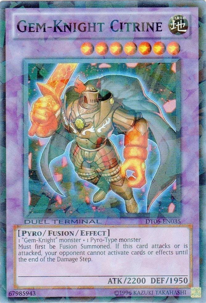 Gem-Knight Citrine [DT06-EN035] Super Rare - POKÉ JEUX