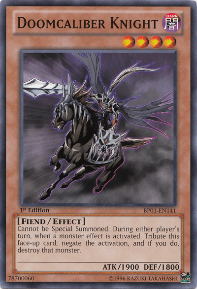 Doomcaliber Knight [BP01-EN141] Common - POKÉ JEUX