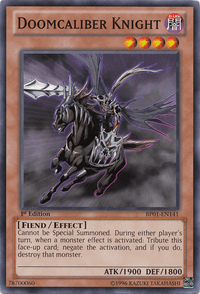 Doomcaliber Knight [BP01-EN141] Common - POKÉ JEUX
