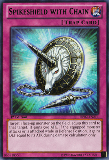 Spikeshield with Chain [BP02-EN214] Rare - POKÉ JEUX