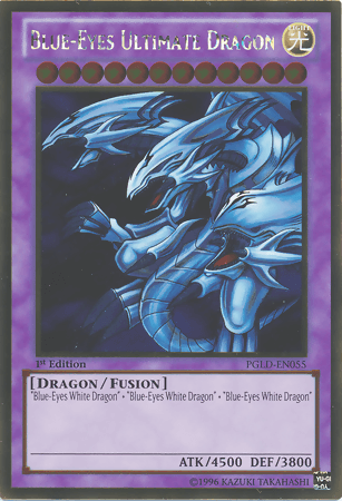 Blue-Eyes Ultimate Dragon [PGLD-EN055] Gold Rare - POKÉ JEUX