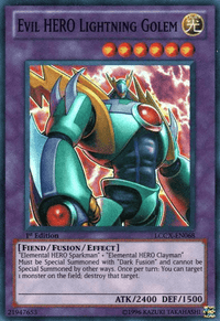 Evil HERO Lightning Golem [LCGX-EN068] Super Rare - POKÉ JEUX