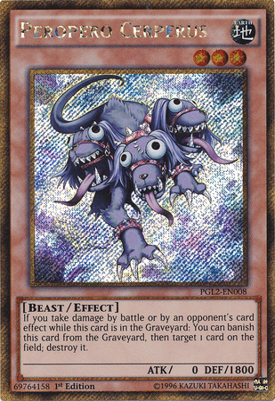 Peropero Cerperus [PGL2-EN008] Gold Secret Rare - POKÉ JEUX