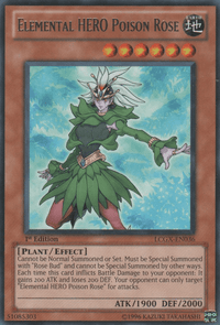 Elemental HERO Poison Rose [LCGX-EN036] Rare - POKÉ JEUX