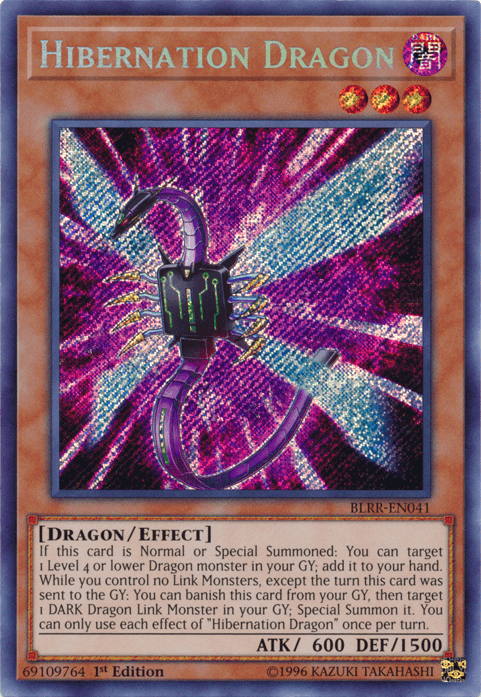 Hibernation Dragon [BLRR-EN041] Secret Rare - POKÉ JEUX
