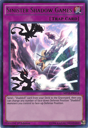 Sinister Shadow Games [MP15-EN114] Ultra Rare - POKÉ JEUX