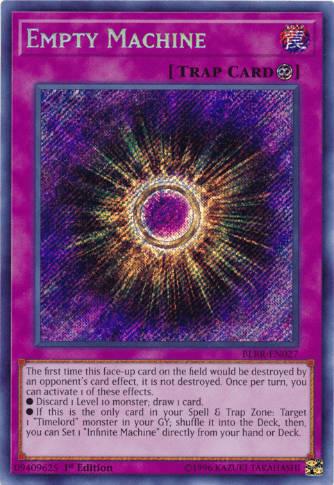 Empty Machine [BLRR-EN027] Secret Rare - POKÉ JEUX